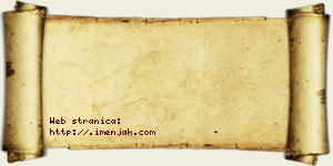 Anica Sibinović vizit kartica